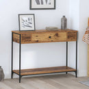 Konsolbord Gammelt træ 100 x 34.5 x 75 cm Konstrueret træ