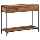 Konsolbord Andet Gammelt træ 100 x 34.5 x 75 cm Konstrueret træ