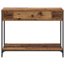 Konsolbord Andet Gammelt træ 100 x 34.5 x 75 cm Konstrueret træ