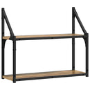 Væghylde Vægmonteret artisan eg 60 x 21 x 51 cm Konstrueret træ