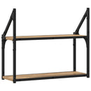 Væghylde Vægmonteret artisan eg 60 x 21 x 51 cm Konstrueret træ