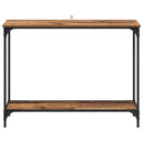 Konsolbord Gammelt træ 101 x 30.5 x 75 cm Konstrueret træ