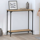 Konsolbord artisan eg 75 x 30.5 x 75 cm Konstrueret træ
