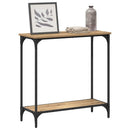 Konsolbord artisan eg 75 x 30.5 x 75 cm Konstrueret træ
