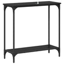 Konsolbord Sort eg 75 x 30.5 x 75 cm Konstrueret træ
