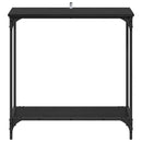 Konsolbord Sort eg 75 x 30.5 x 75 cm Konstrueret træ