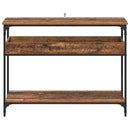 Konsolbord Gammelt træ 100 x 29 x 75 cm Konstrueret træ