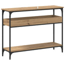Konsolbord artisan eg 100 x 29 x 75 cm Konstrueret træ