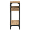 Konsolbord artisan eg 100 x 29 x 75 cm Konstrueret træ