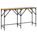 Konsolbord artisan eg 140 x 29 x 75 cm Konstrueret træ