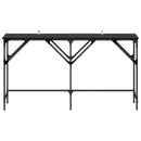 Konsolbord Sort eg 140 x 29 x 75 cm Konstrueret træ
