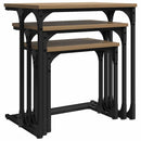 Nesting Kaffebord 3 stk. artisan eg 50.5 x 35 x 53 cm
