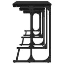 Nesting Kaffebord 3 stk. Sort eg 50.5 x 35 x 53 cm