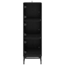 Sideboard Sort eg 35 x 37 x 117 cm