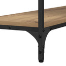 Konsolbord Artisan Egetræ 100 x 30 x 75 cm Konstrueret træ