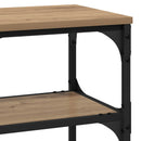 Konsolbord Artisan Egetræ 100 x 30 x 75 cm Konstrueret træ