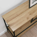 Konsolbord Artisan Egetræ 100 x 30 x 75 cm Konstrueret træ