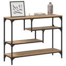Konsolbord Artisan Egetræ 100 x 30 x 75 cm Konstrueret træ