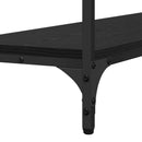 Konsolbord Sort eg 100 x 30 x 75 cm Konstrueret træ