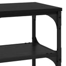 Konsolbord Sort eg 100 x 30 x 75 cm Konstrueret træ