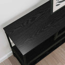 Konsolbord Sort eg 100 x 30 x 75 cm Konstrueret træ