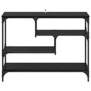 Konsolbord Sort eg 100 x 30 x 75 cm Konstrueret træ