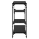 Konsolbord Sort eg 100 x 30 x 75 cm Konstrueret træ