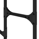 Vaskemaskinehylde Sort 0ak 67 x 25 x 163 cm Konstrueret træ