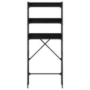 Vaskemaskinehylde Sort 0ak 67 x 25 x 163 cm Konstrueret træ