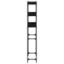 Vaskemaskinehylde Sort 0ak 67 x 25 x 163 cm Konstrueret træ