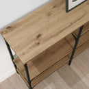 Konsolbord artisan eg 160 x 29 x 80 cm Konstrueret træ