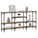 Konsolbord artisan eg 160 x 29 x 80 cm Konstrueret træ