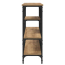 Konsolbord artisan eg 160 x 29 x 80 cm Konstrueret træ