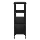 Konsolbord Sort eg 160 x 29 x 80 cm Konstrueret træ