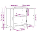Sideboard Sort eg 78 x 35 x 74.5 cm