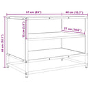 TV Enheder Sort eg 61 x 40 x 46 cm Konstrueret træ