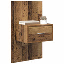 Natskab 2 pcs Gammelt træ 50 x 32,5 x 80 cm Konstrueret træ