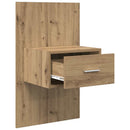 Natskab 2 pcs Artisan Egetræ 50 x 32,5 x 80 cm Konstrueret træ