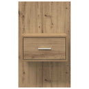 Natskab 2 pcs Artisan Egetræ 50 x 32,5 x 80 cm Konstrueret træ