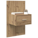 Natskab 2 pcs Artisan Egetræ 50 x 32,5 x 80 cm Konstrueret træ