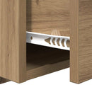 Vægmonteret natbord 2 pcs Artisan Egetræ 48,5 x 32,5 x 80 cm