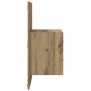 Vægmonteret natbord 2 pcs Artisan Egetræ 48,5 x 32,5 x 80 cm
