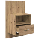 Natskab 2 pcs Artisan Egetræ 50 x 32,5 x 80 cm Konstrueret træ