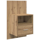 Natskab 2 pcs Artisan Egetræ 50 x 32,5 x 80 cm Konstrueret træ