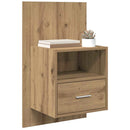 Natskab 2 pcs Artisan Egetræ 50 x 32,5 x 80 cm Konstrueret træ