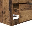 Natskab 2 pcs Gammelt træ 45 x 39 x 50cm Konstrueret træ