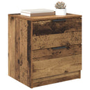 Natskab 2 pcs Gammelt træ 45 x 39 x 50cm Konstrueret træ