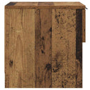 Sengeskab 2 pcs Gammelt træ 40 x 39 x 40 cm Konstrueret træ