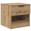 Sengeskab 2 pcs Artisan Egetræ 40 x 39 x 40 cm Konstrueret træ