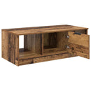 Sofabord med skuffe Gammelt træ 102 x 50 x 36cm Konstrueret træ